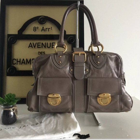 Marc Jacobs Handbags - Marc Jacobs Italy Venetian Leather Satchel Bag
